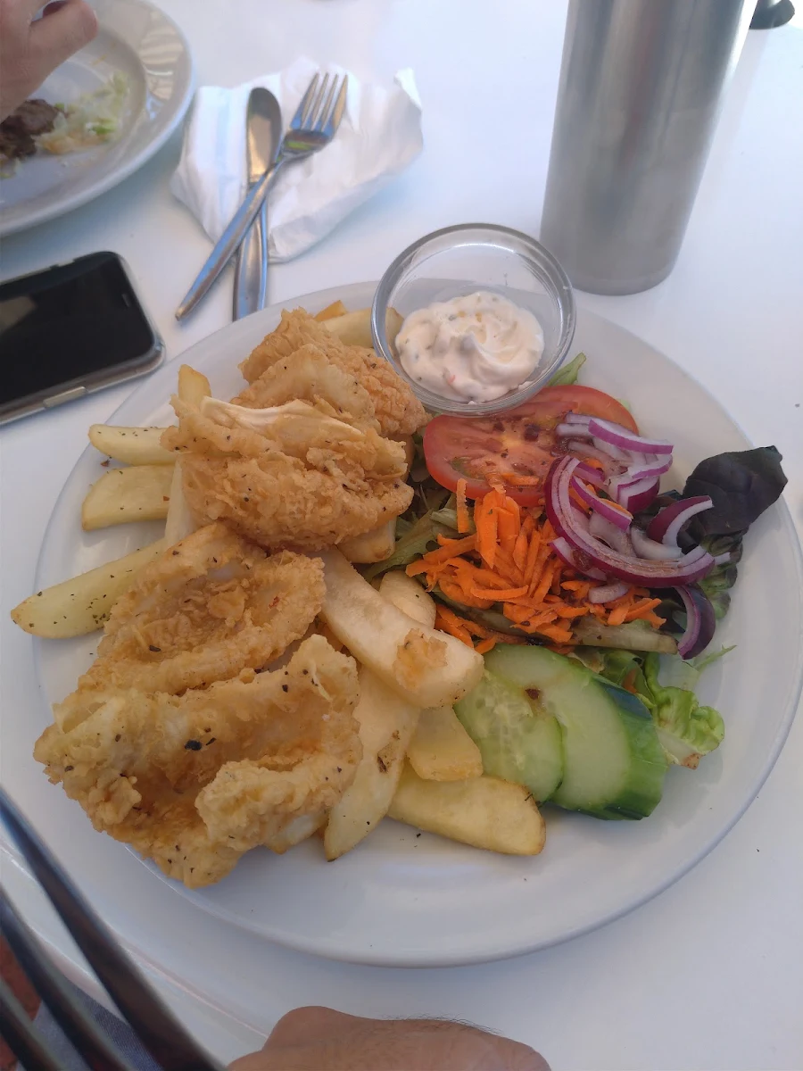 Squid Salad Chips, St. George Bakehouse Café Pizzeria