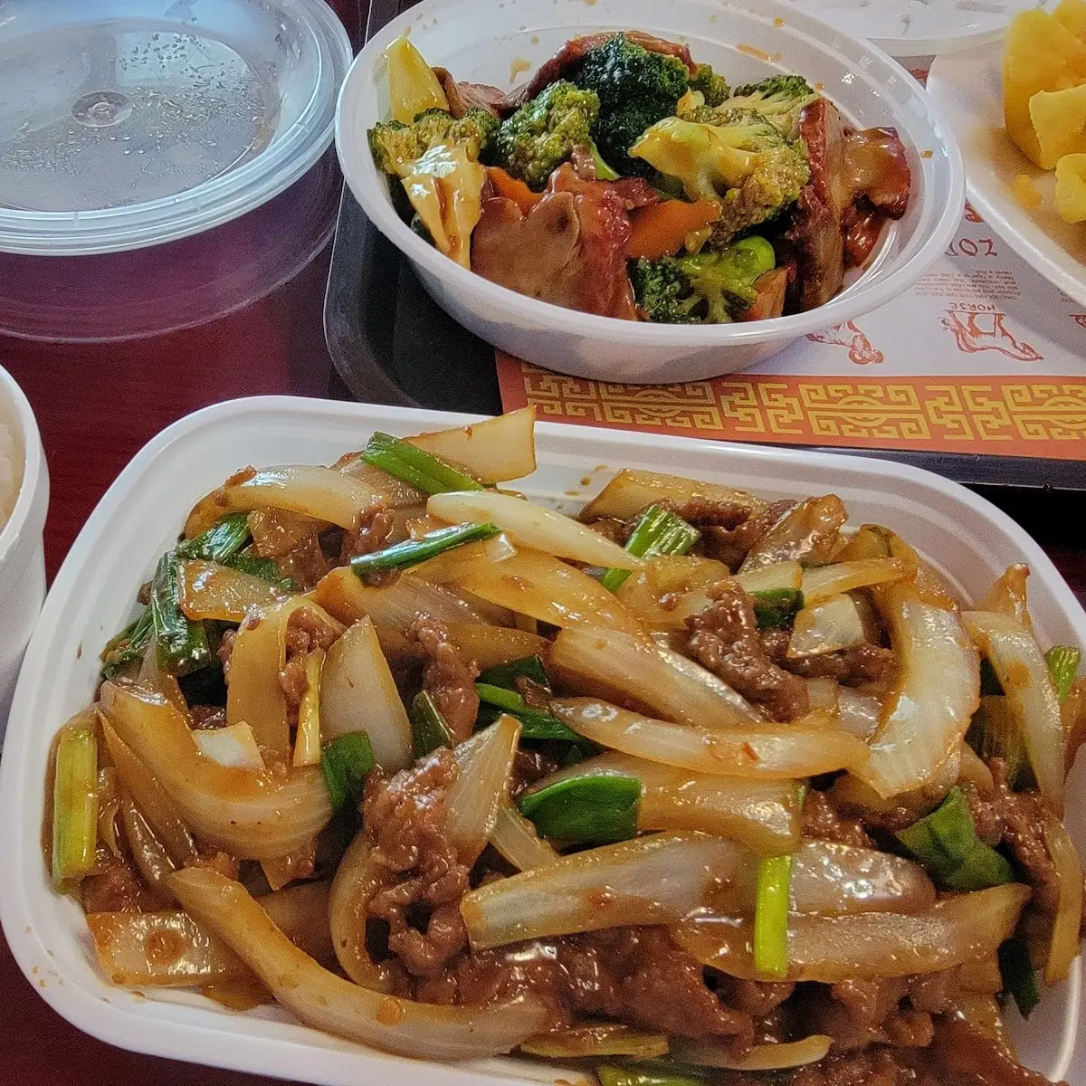 Mongolian Beef Quart with Steamed Rice