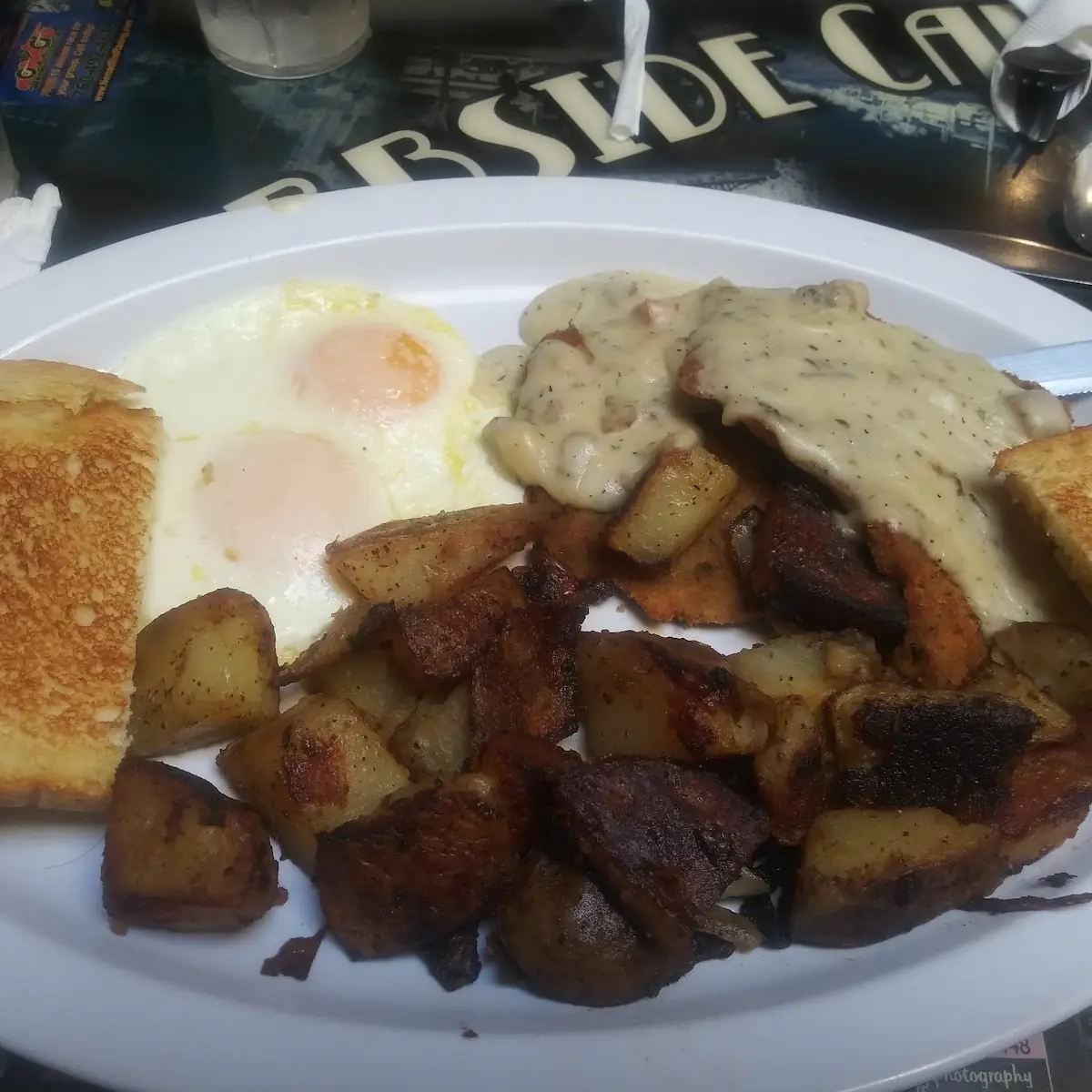Chicken Fried Steak and Eggs