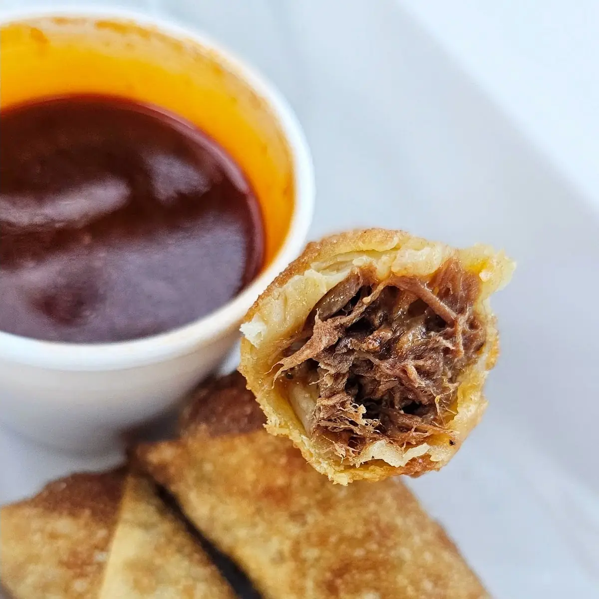 Birria Egg Rolls
