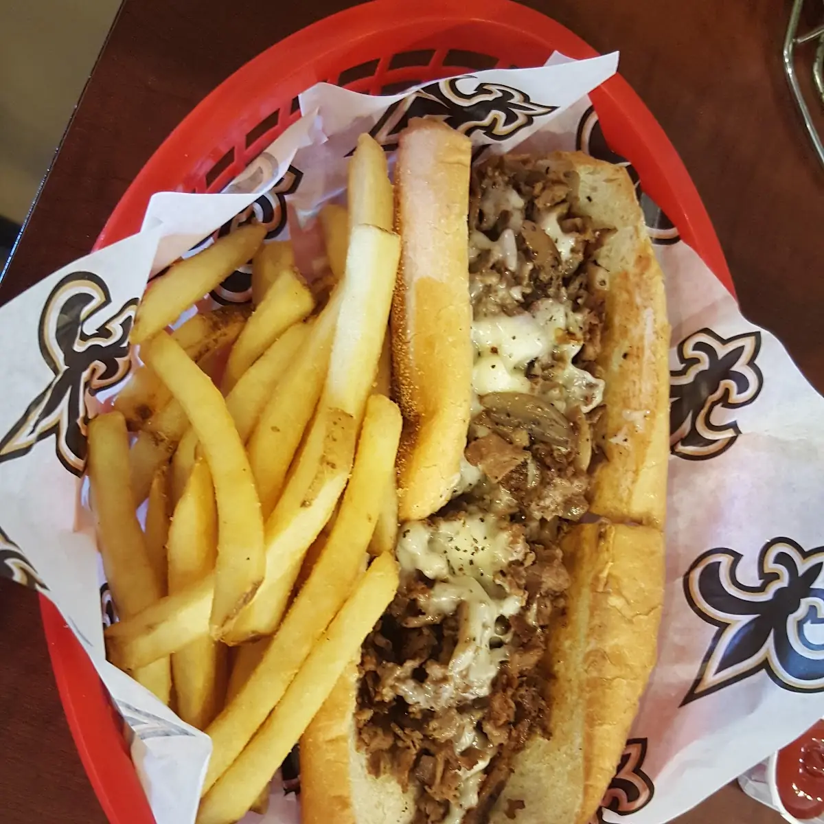 Mushroom Philly Cheese Steak