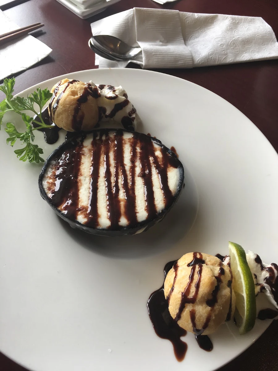 Coconut Sorbet, Boaz Restaurant