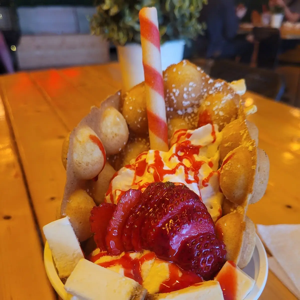 Strawberry Cheesecake Waffle