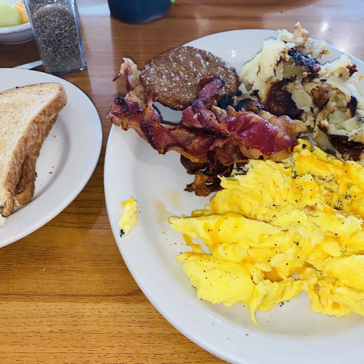 Smoked Sausage and Two Eggs