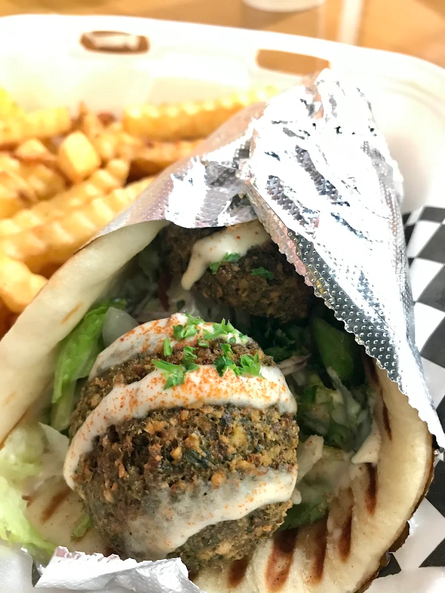 Falafel Gyro Sandwich