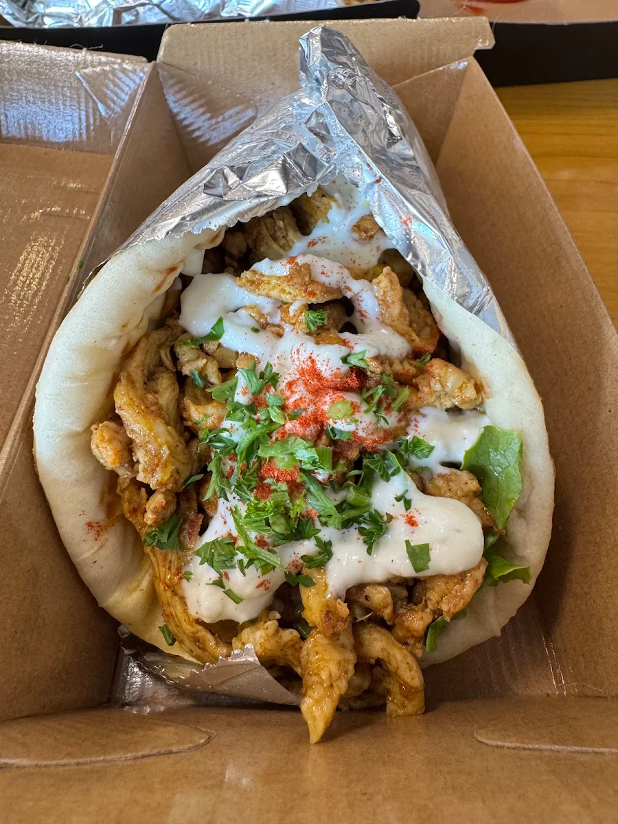 Shawarma Chicken Gyro Sandwich