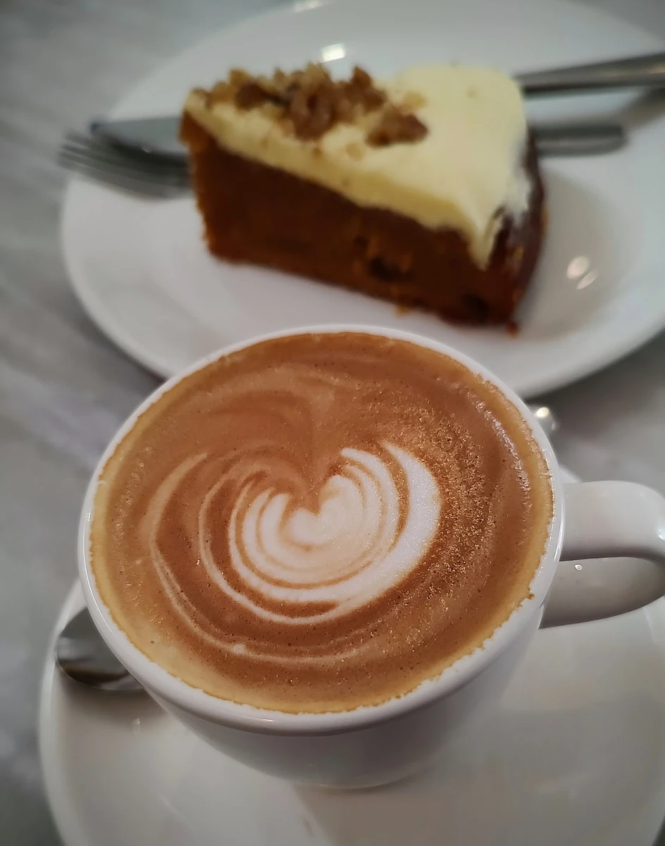 Latte and Carrot Cake, Heritage Wall