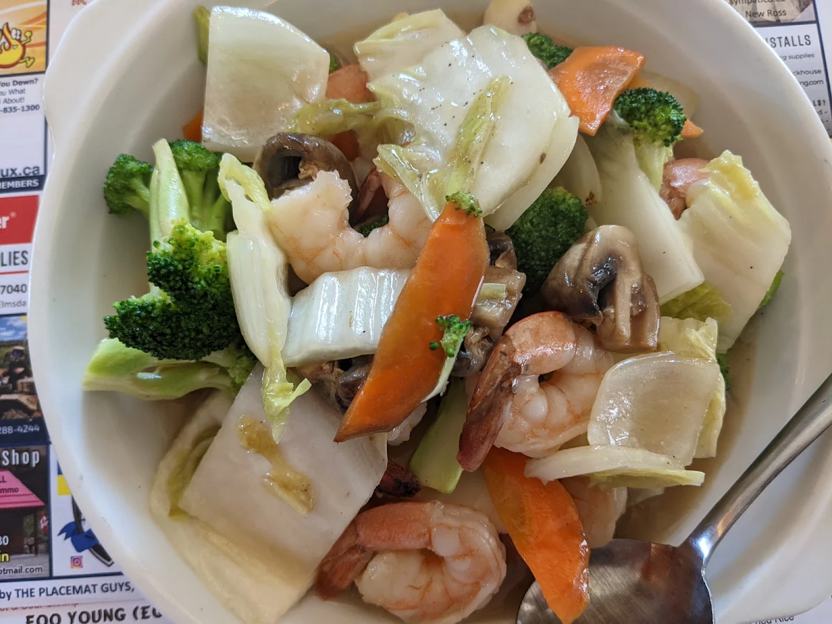 Shrimp & Scallops with Mixed Vegetables