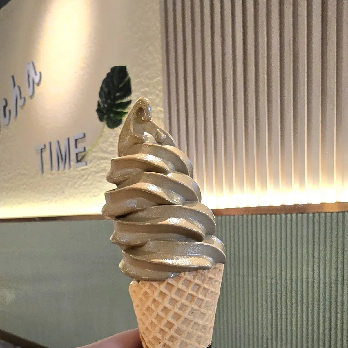 Hojicha Soft Serve
