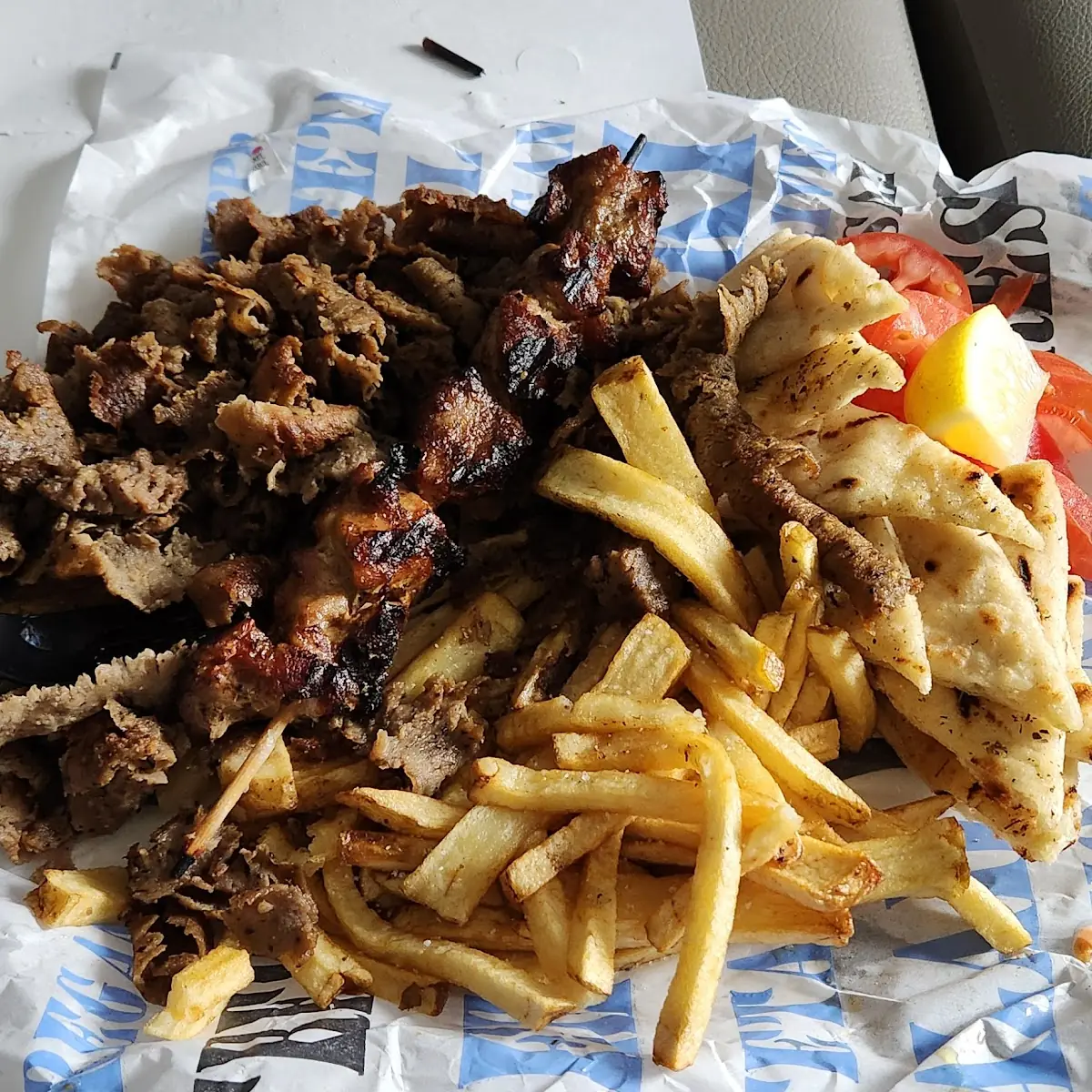 Beef Lamb Gyro Platter