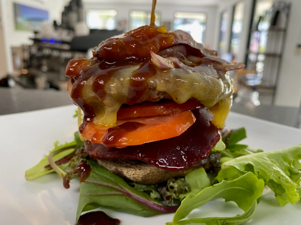 Keto Burger, Naughty Bean Cafe