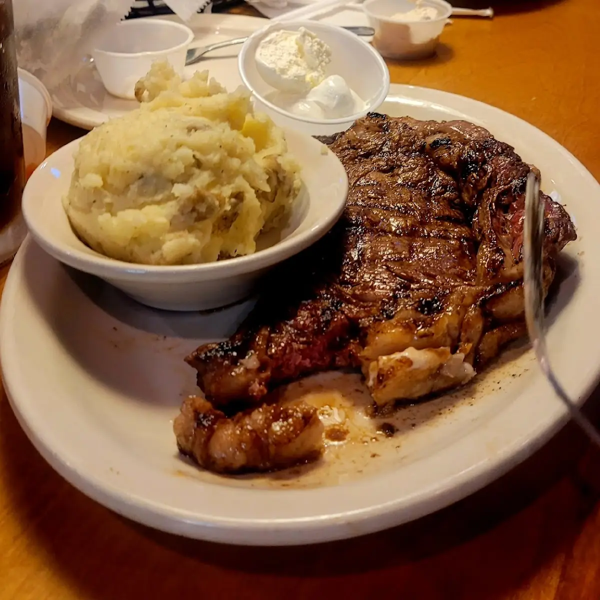 Rib Eye Steak Dinner