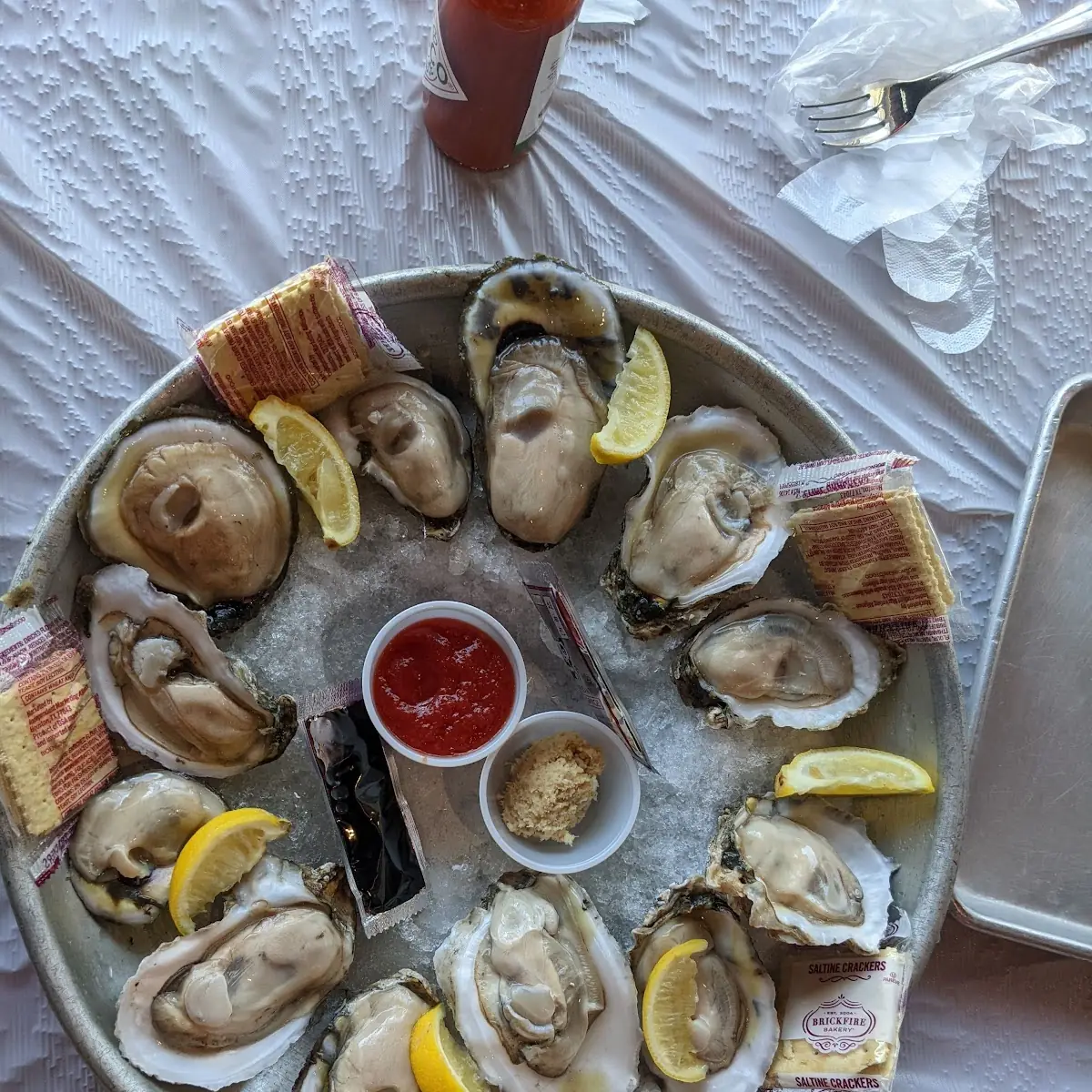 Raw Oysters on the Half Shell