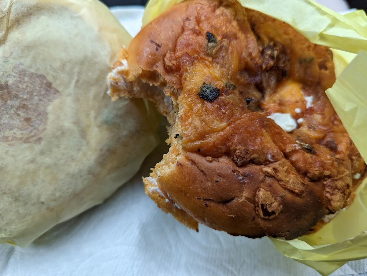 Bacon Cheddar Bagel