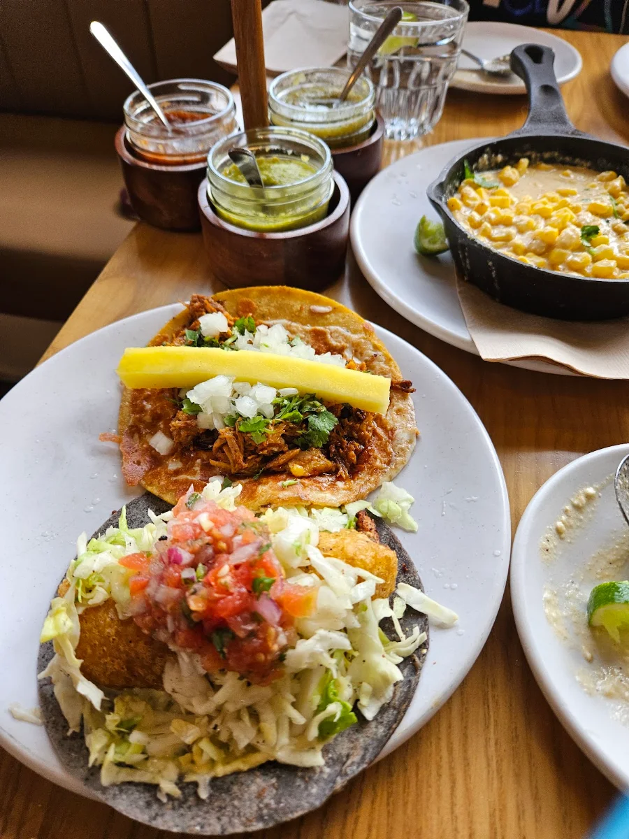 Al Pastor Taco and Fish Taco