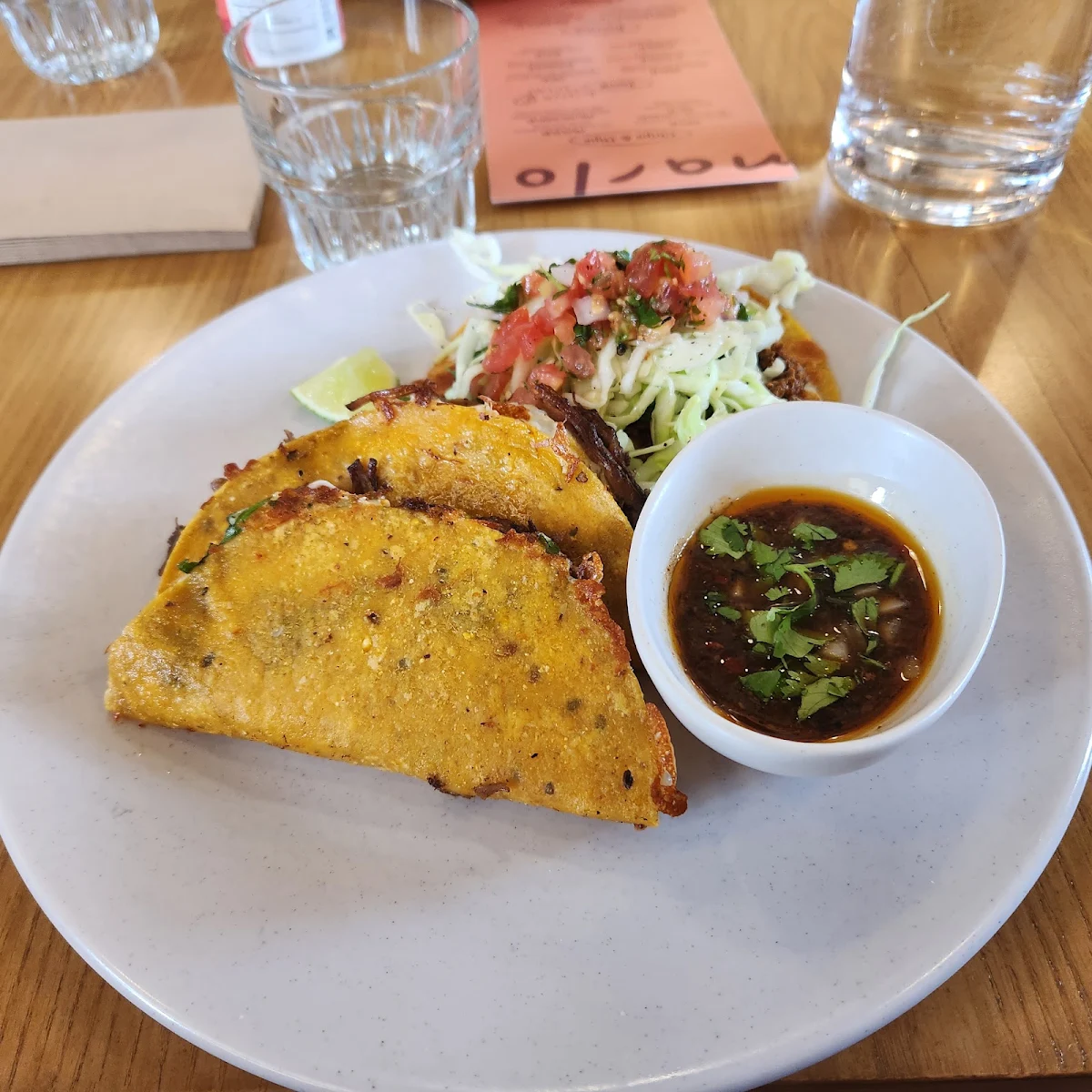 Birria and Chorizo Tacos