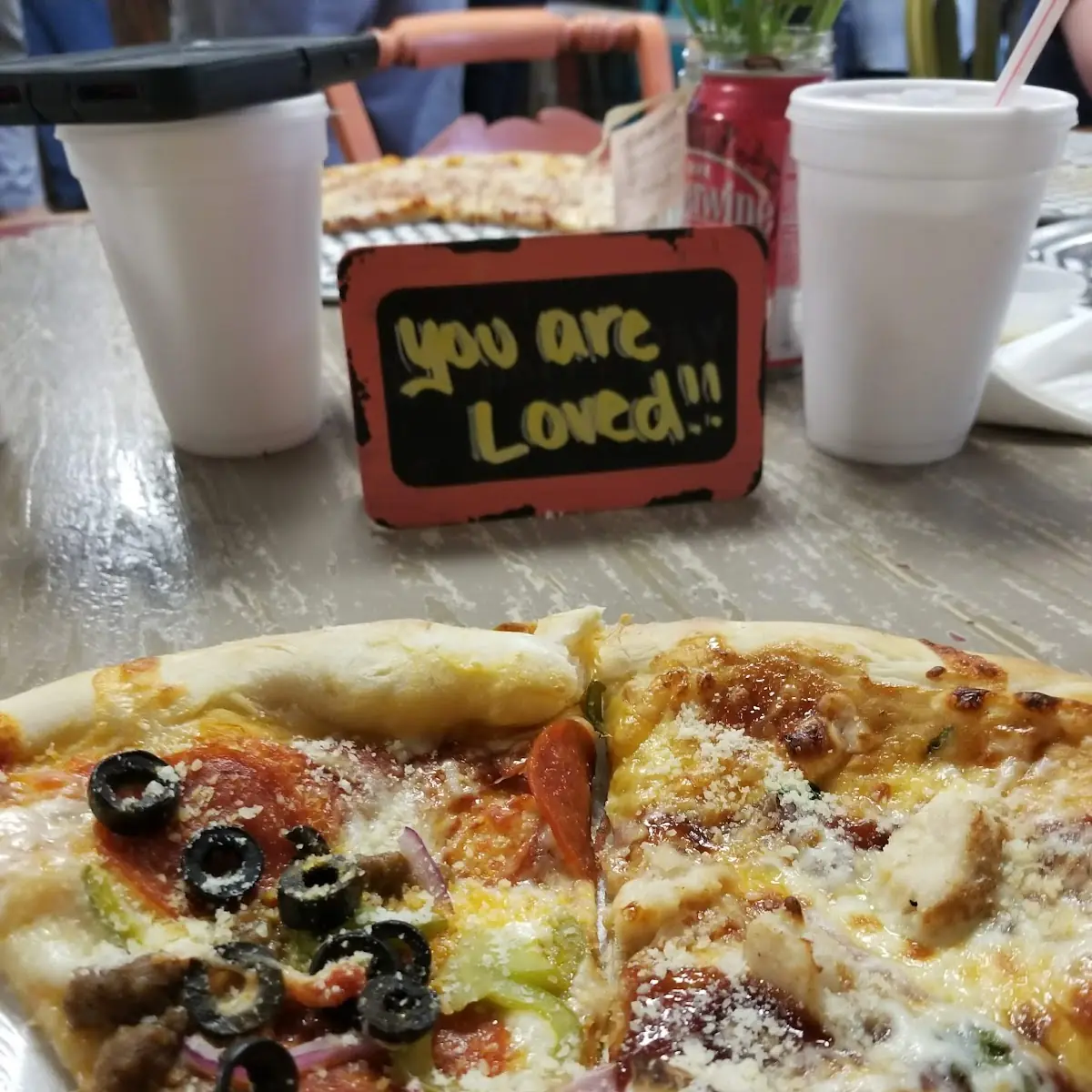 Supreme and Chicken BBQ Pizza