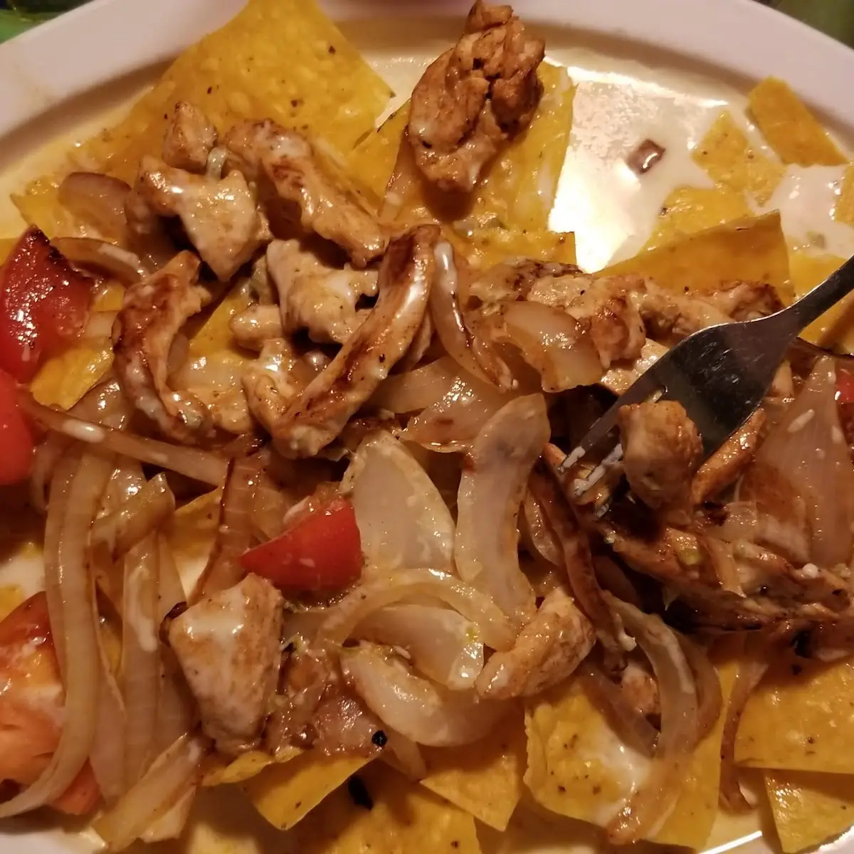 Chicken Fajita Nachos