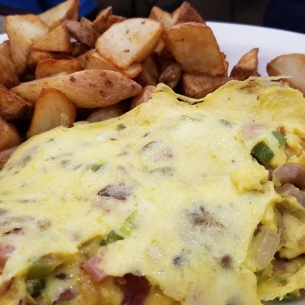 Everything Omelet with Red Potatoes