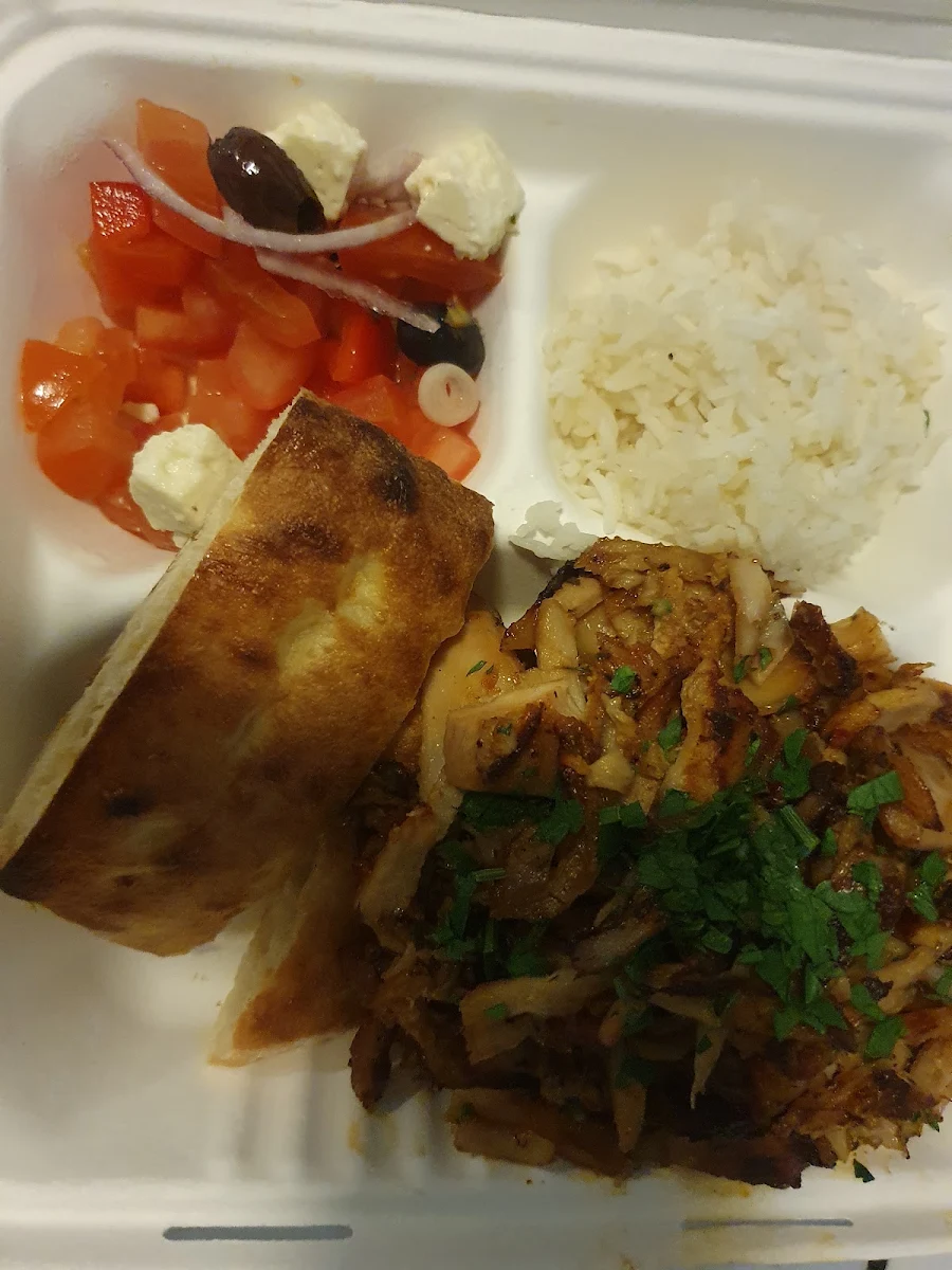 Charcoal Chicken Plate, The Delightful Turk