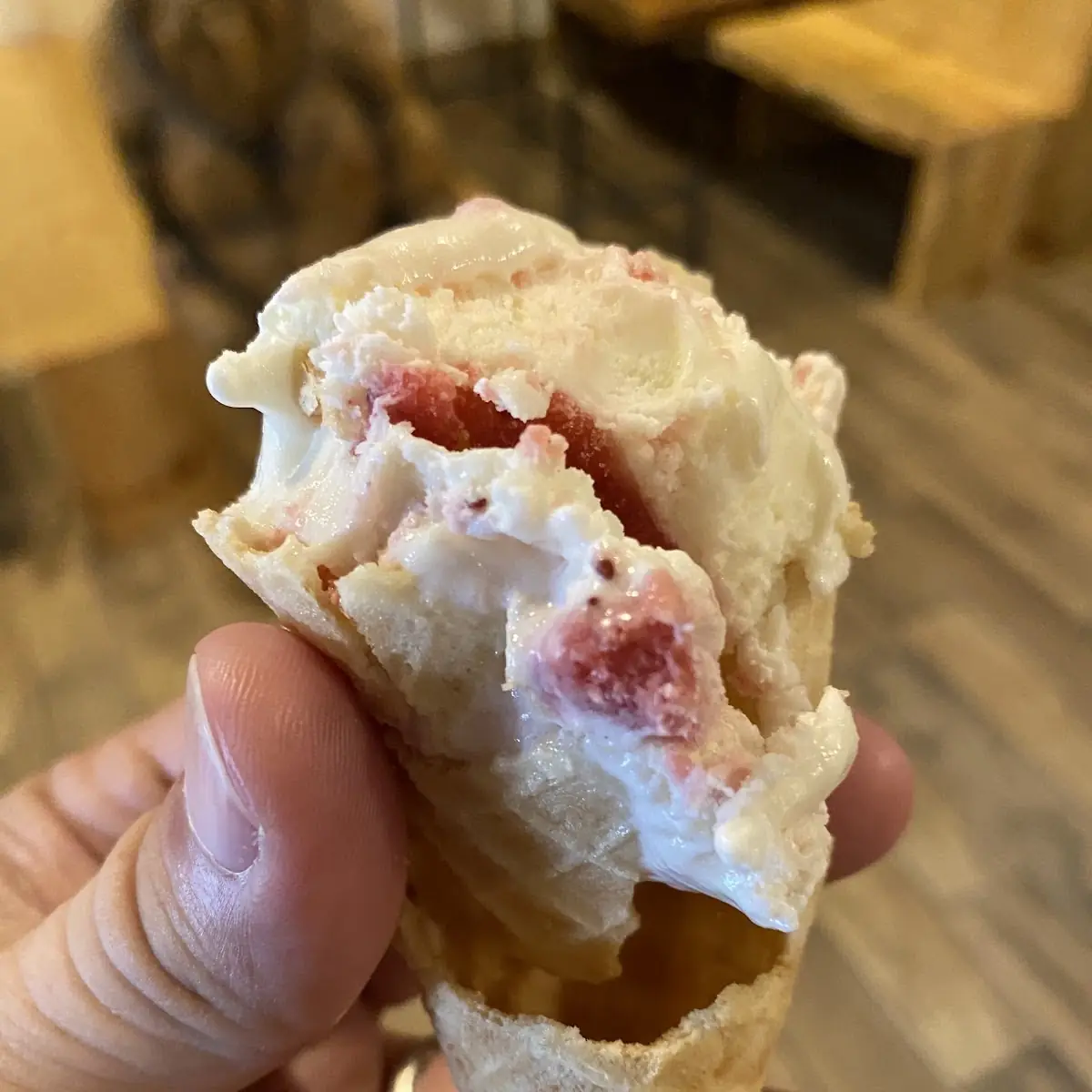Cheesecake Ice Cream Cone
