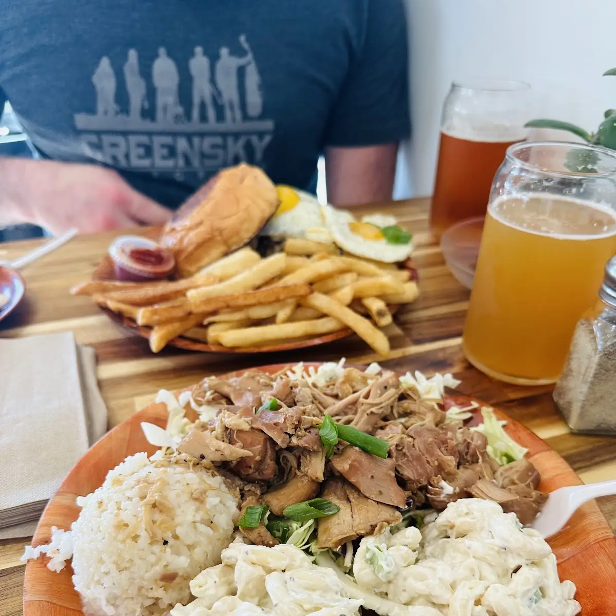 Shoyu Chicken with Mac Salad & Rice