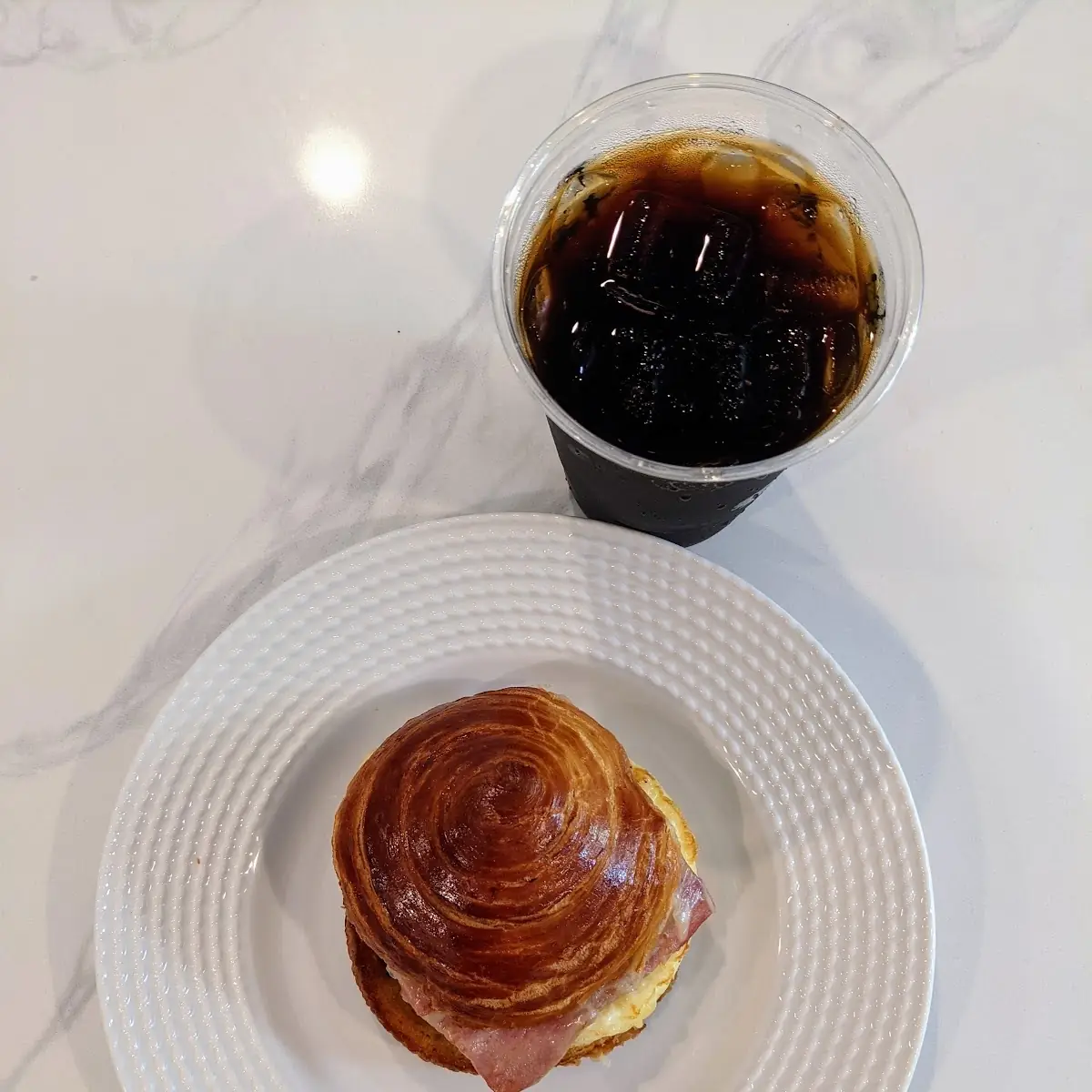 Egg White Croissant Sandwich