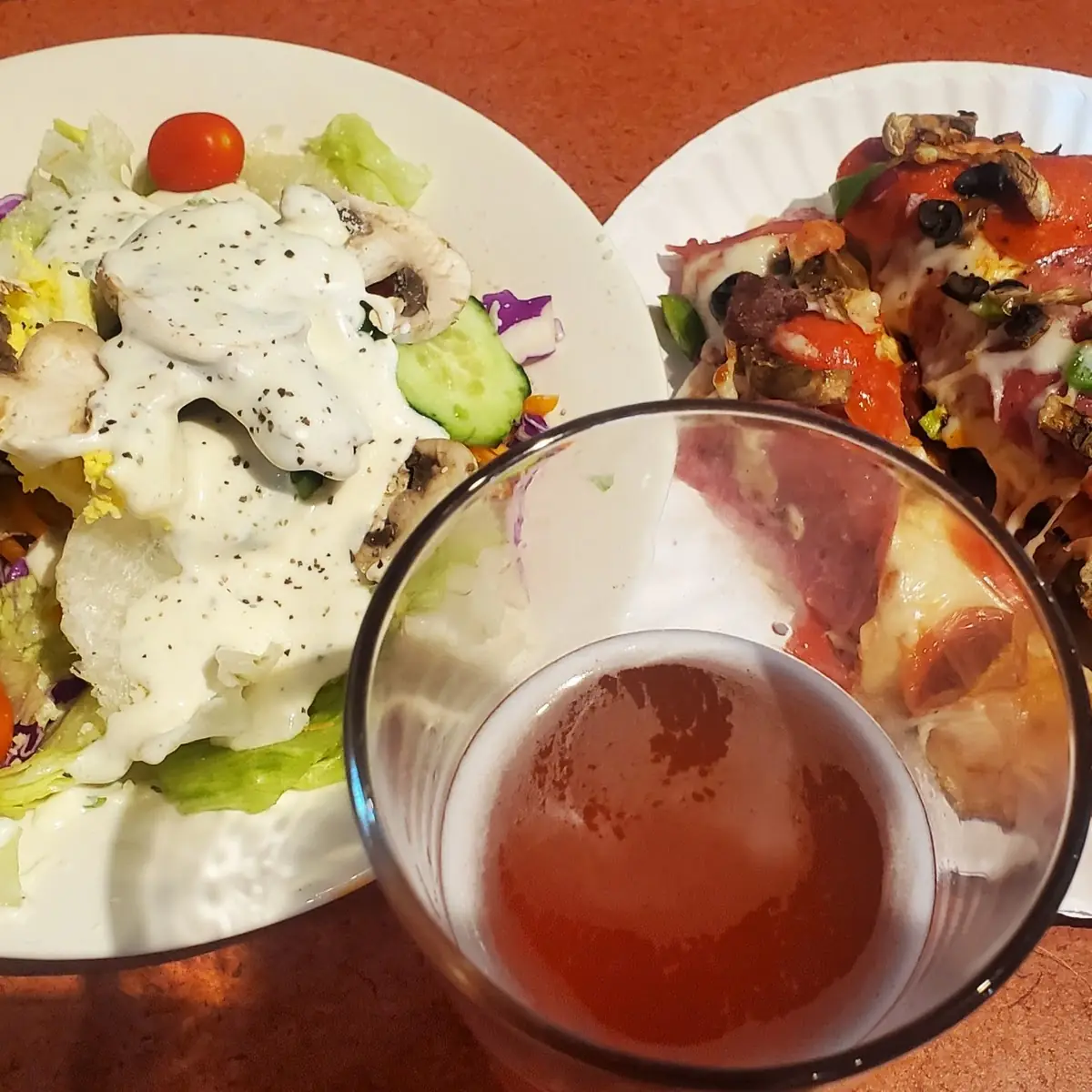 Lunch Buffet-Salad Bar Combo Pizza with Fireto