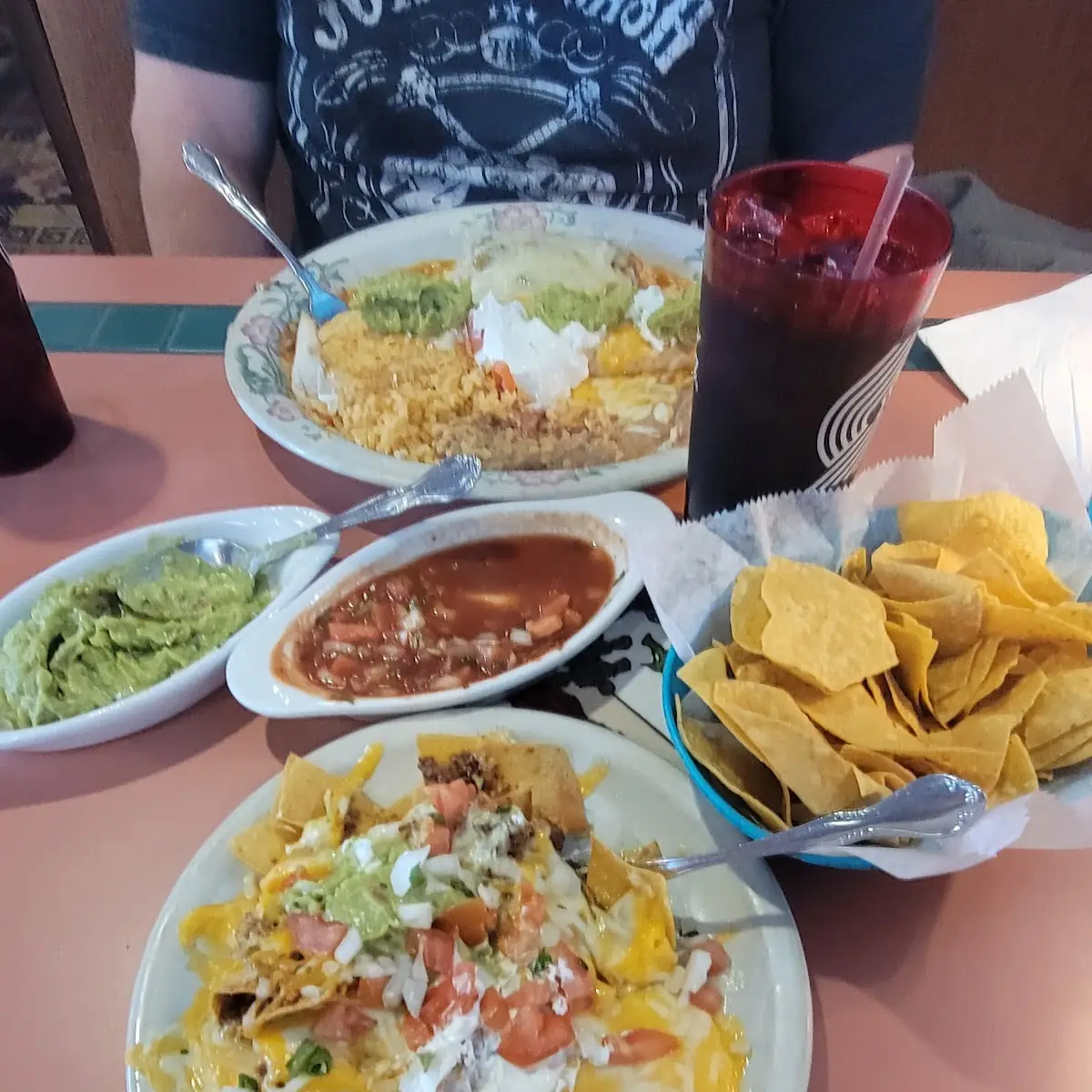 Beef Nachos with Cheese
