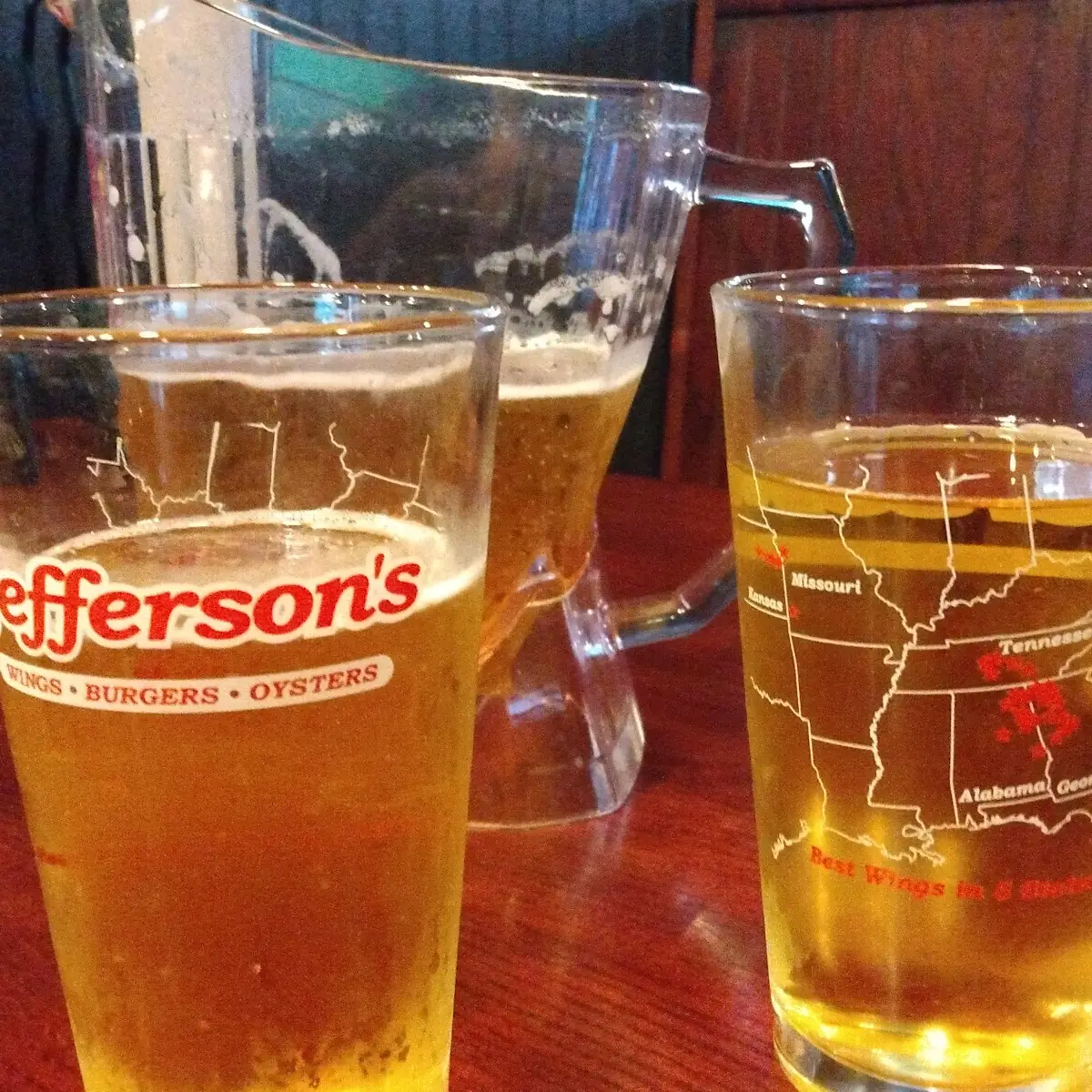 Pitcher of Beer with Chicken Wings