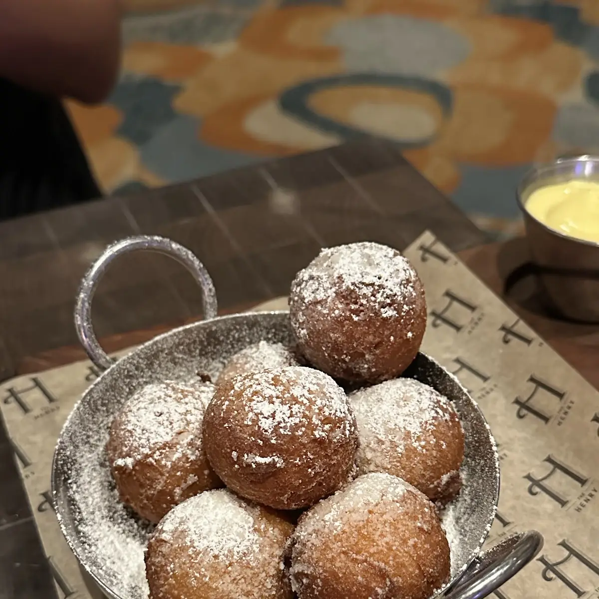 Beignets with Lemon Curd
