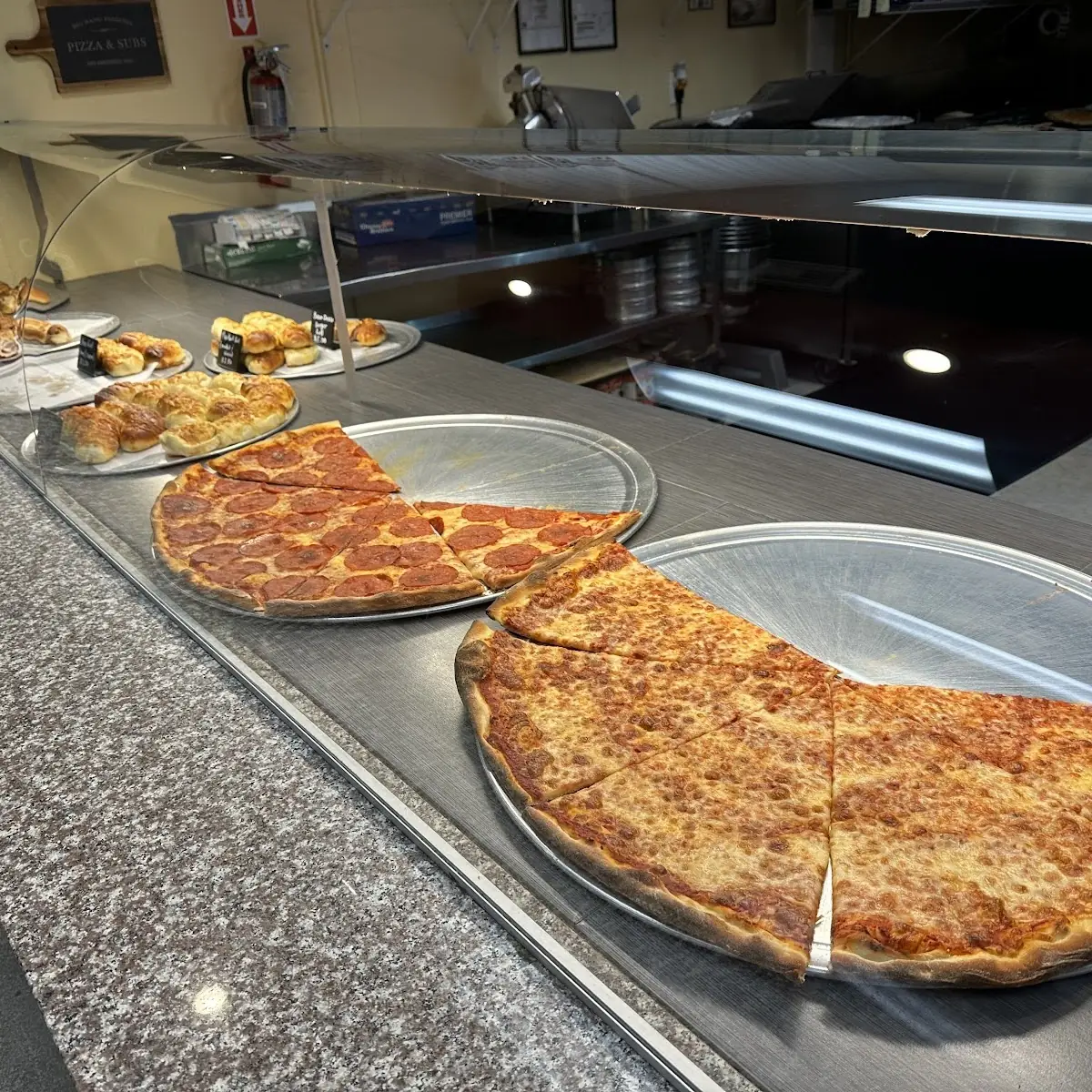 Cheese and Pepperoni Pizza Slices