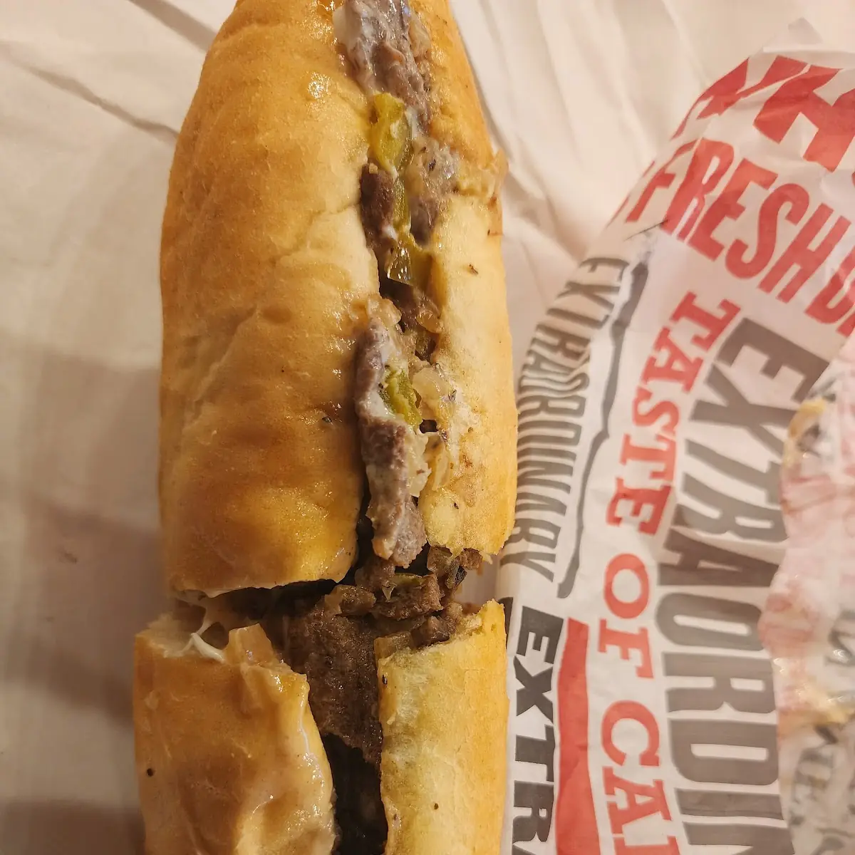 Classic Philly Cheese Steak Sandwich