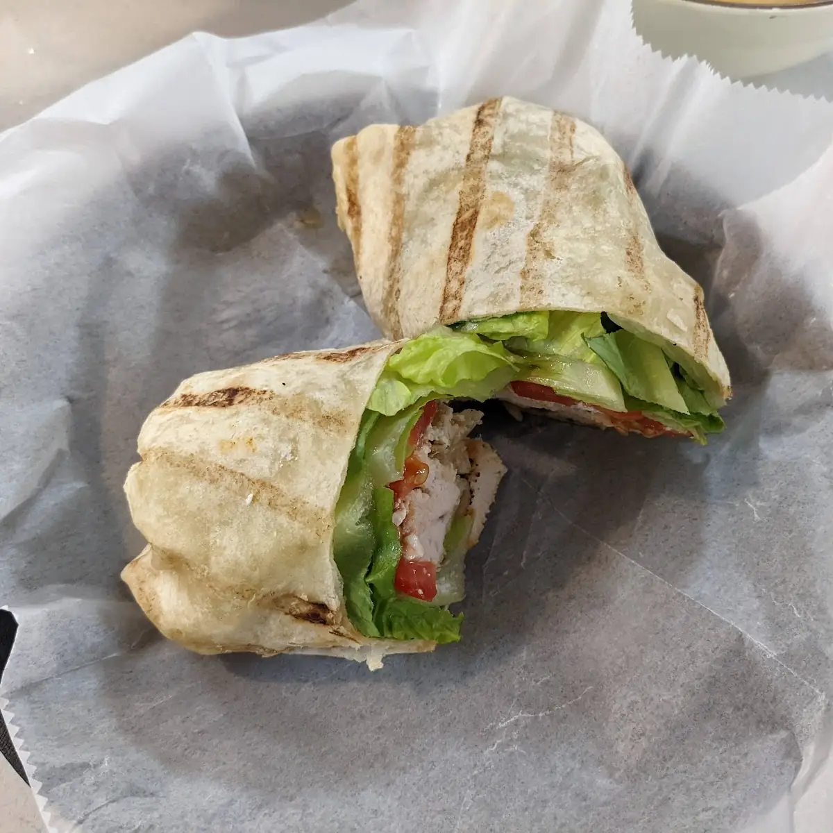 Greek Chicken Wrap