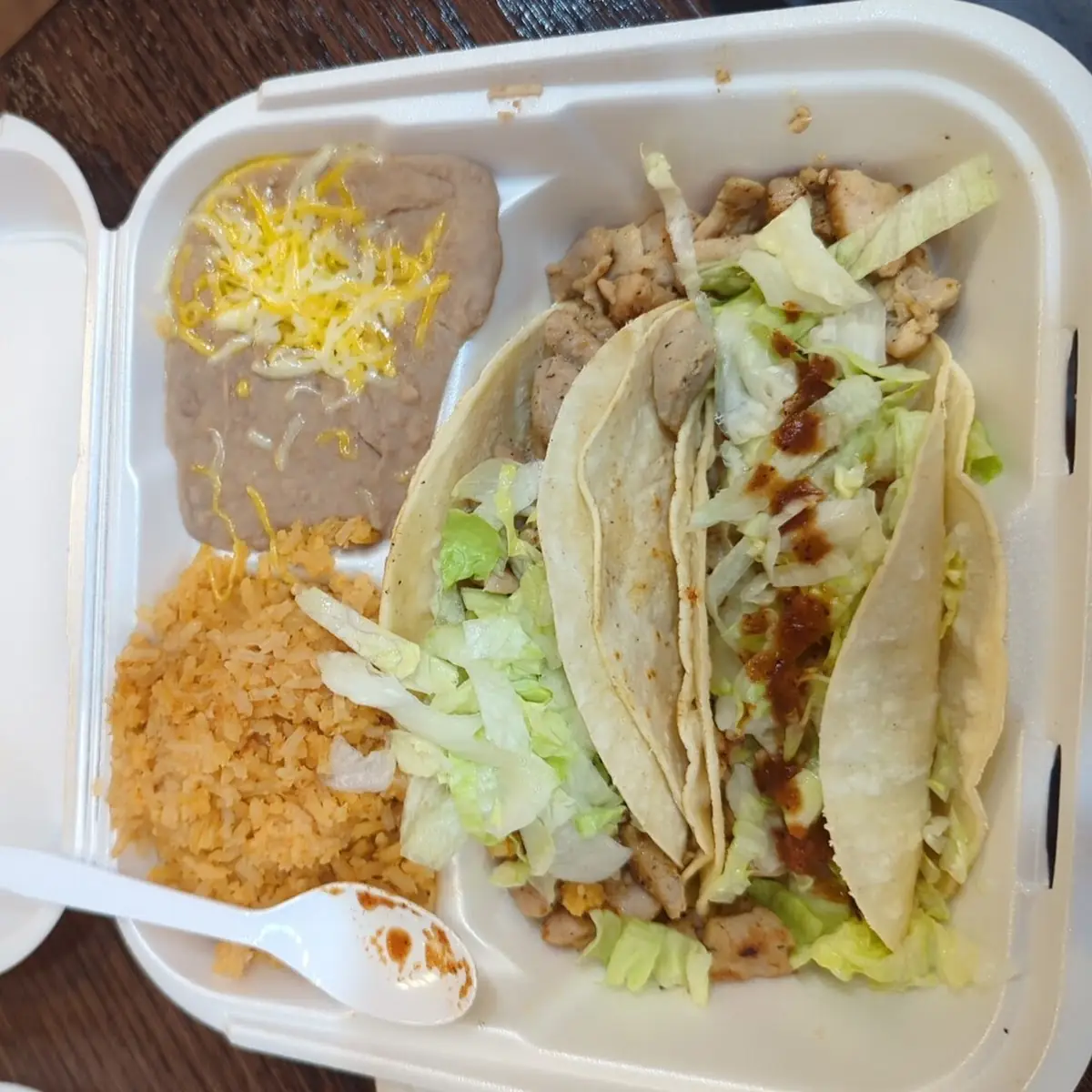 Chicken Taco Plate