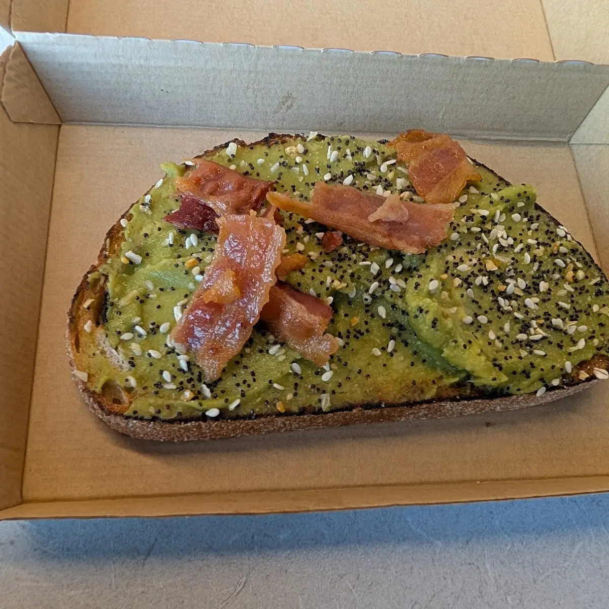 Avocado Toast with Bacon
