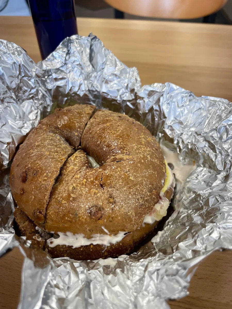 Everything Bagel with Sandwich Fillings