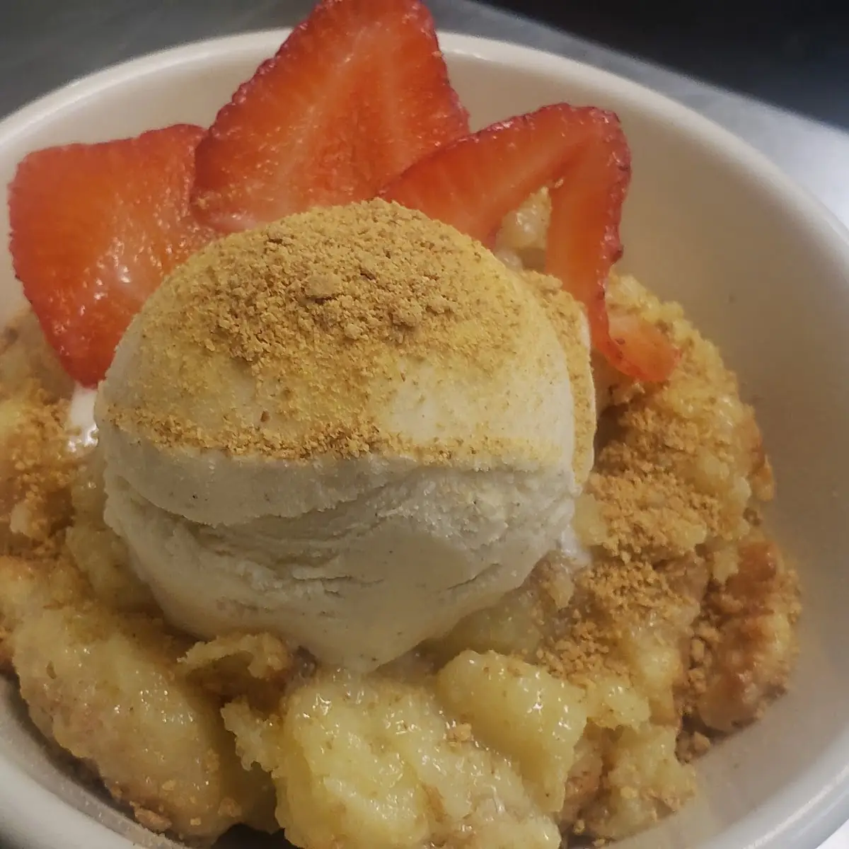 White Chocolate Bread Pudding