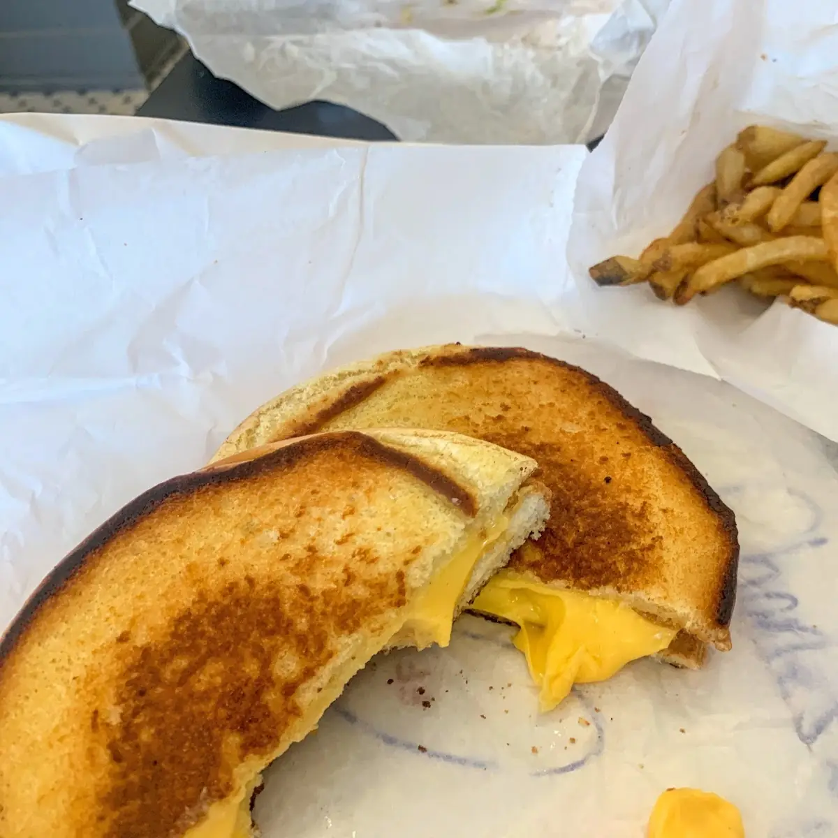 Grilled Cheese with Fries