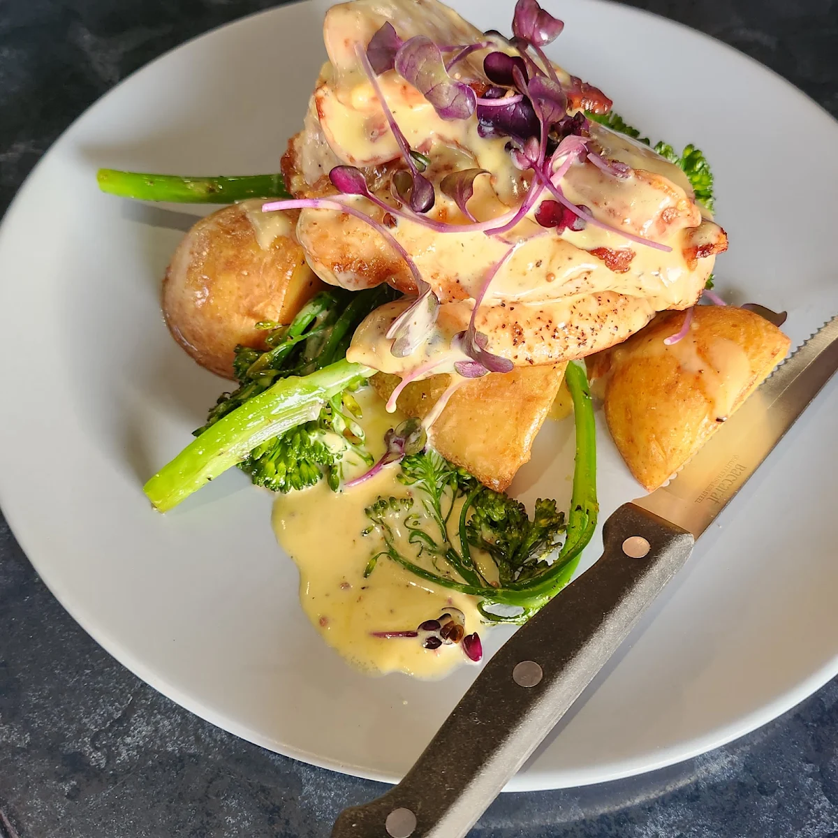 Baked Chicken Breast, The Location Cafe
