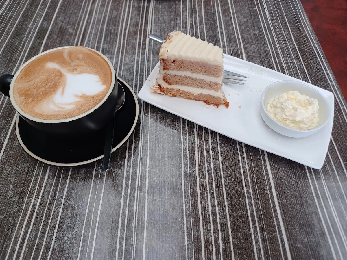 Beesting Cake with Cream, The Location Cafe