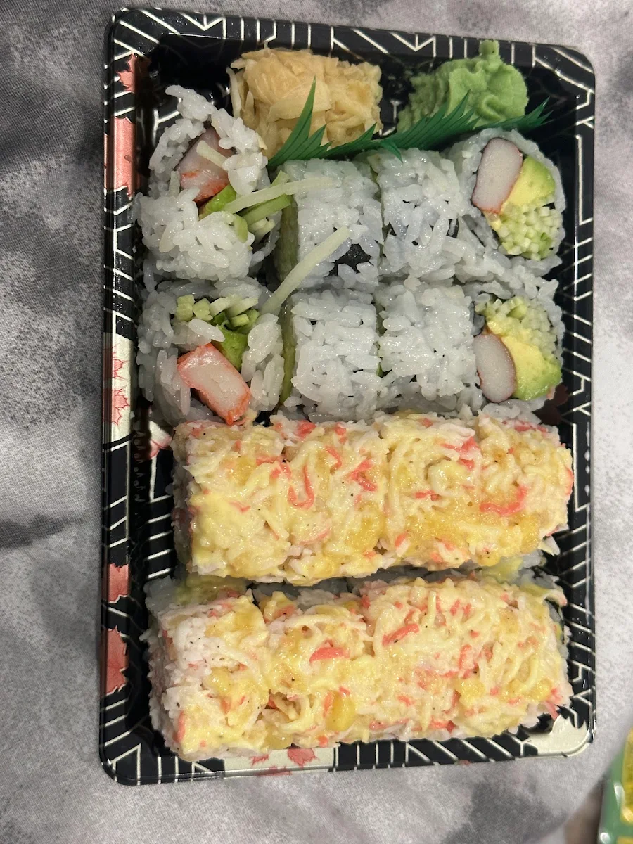 California Roll and Crab Roll, Chef Martin’s Sushi House