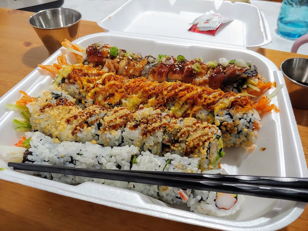 Roll Set 5 Black Dragon Roll, Chef Martin’s Sushi House
