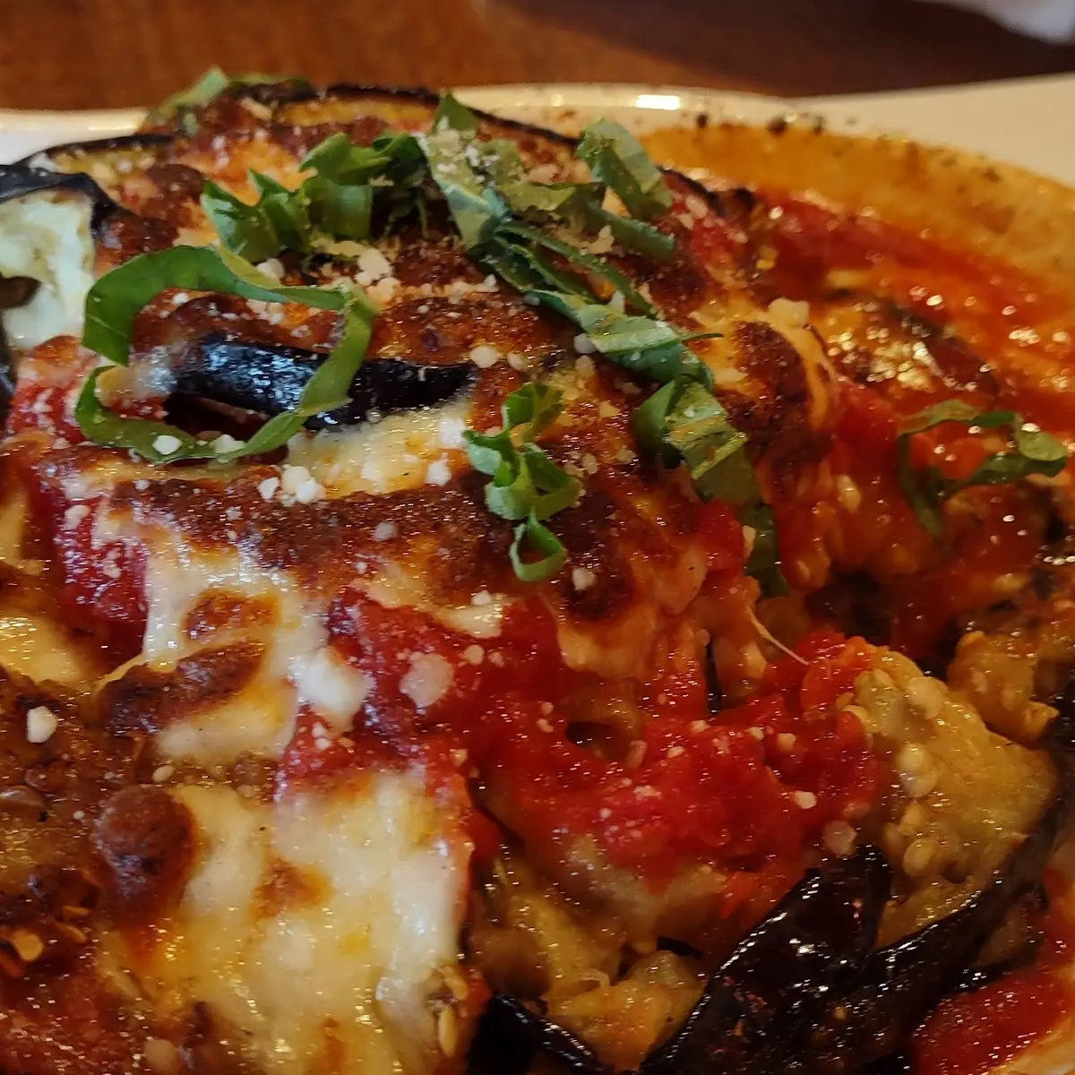 Roasted Eggplant with Marinara Sauce