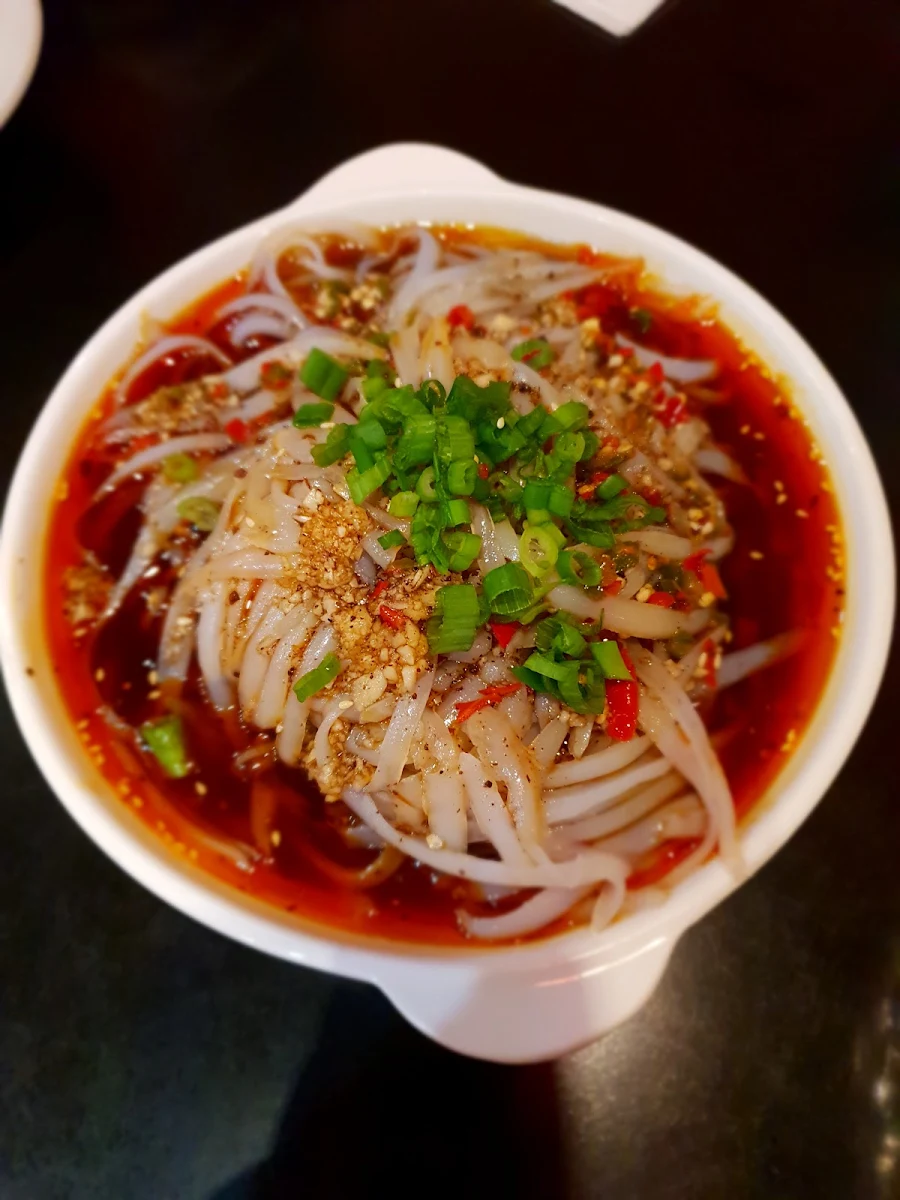 Clear Noodle in Chili Sauce, Chengdu Spicy Restaurant