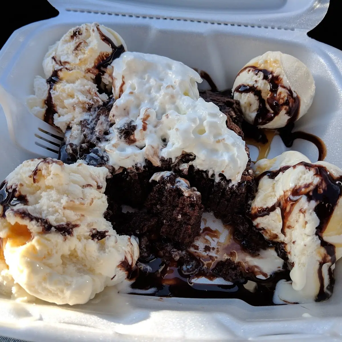 Brownie Fudge Sundae
