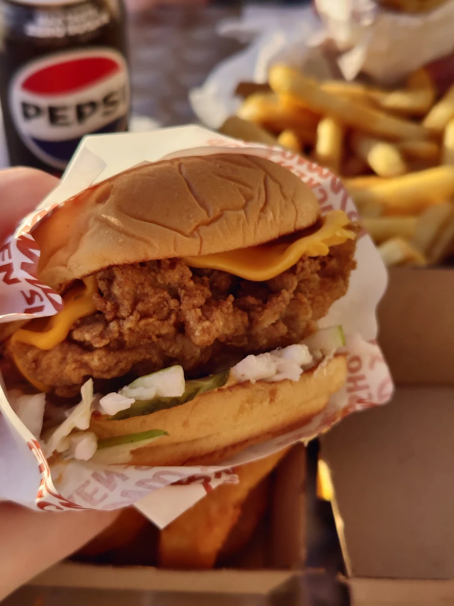 Fried Chicken Burger, Bruno's Chicken Shop Mordialloc