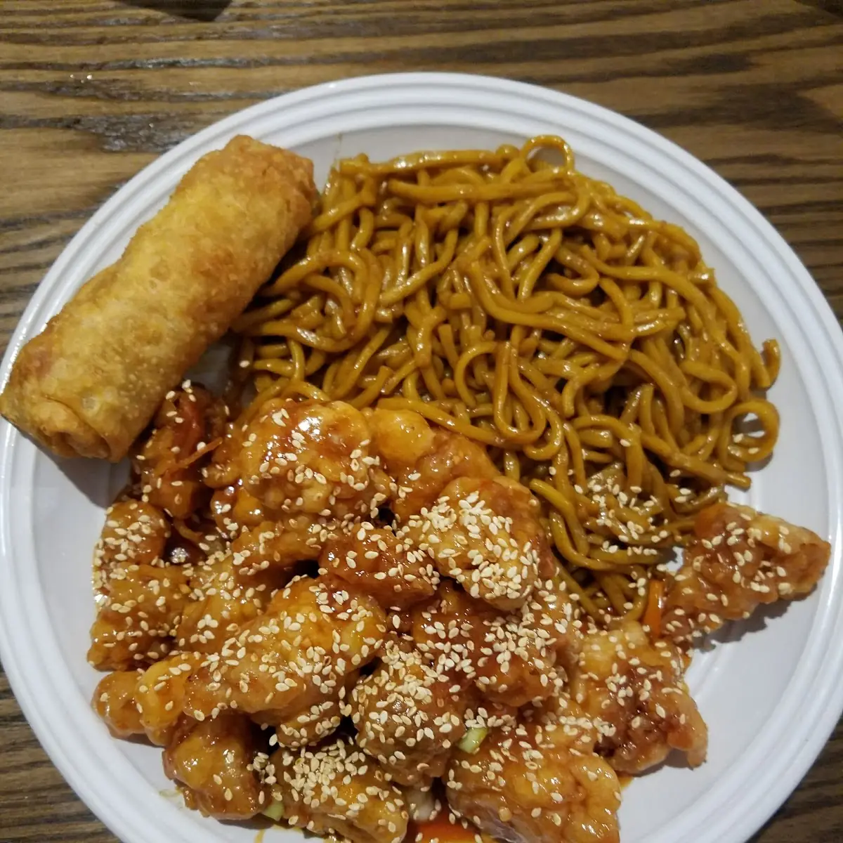 Sesame Chicken Combo Plate