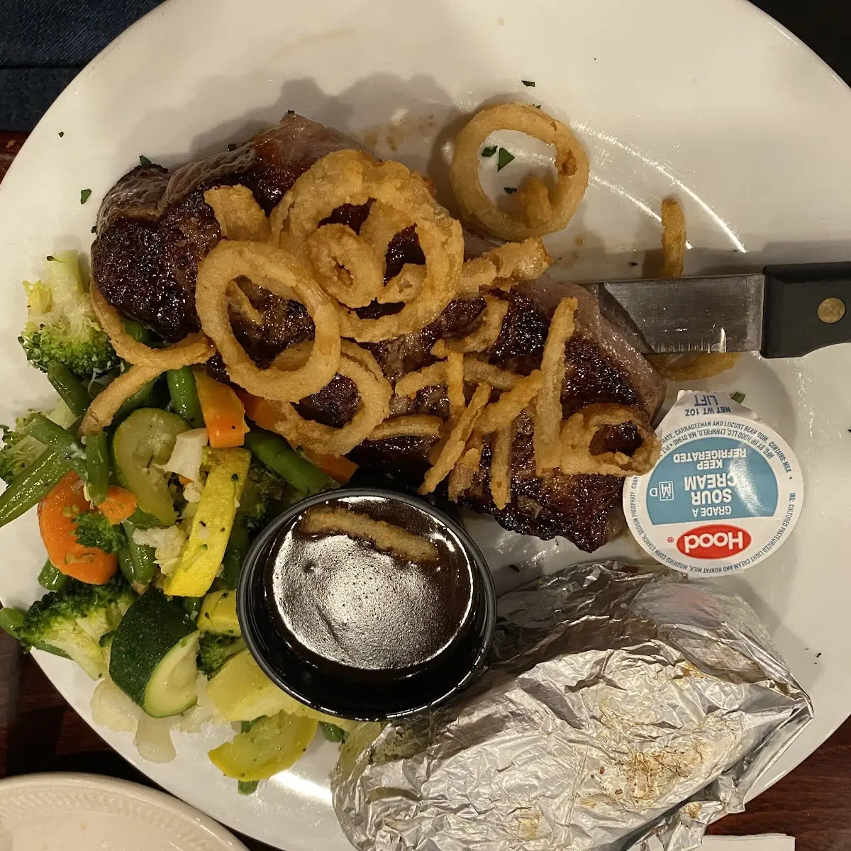 NY Steak and Baked Potato