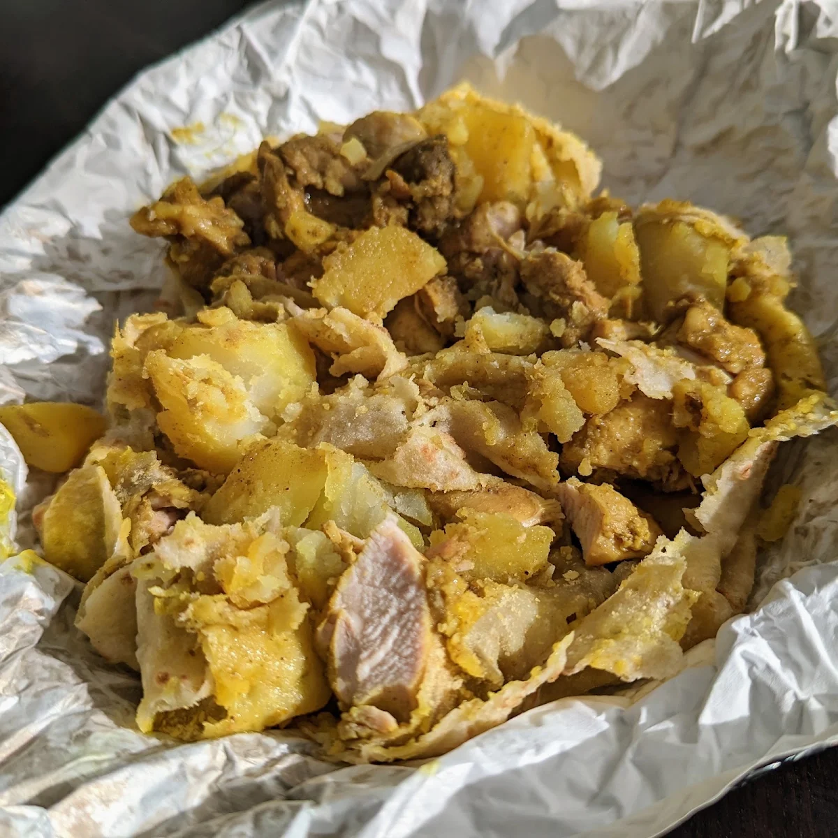 Chicken Curry Roti